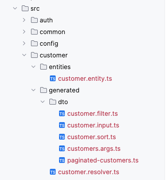 CustomerGeneratedDirectoryStructure