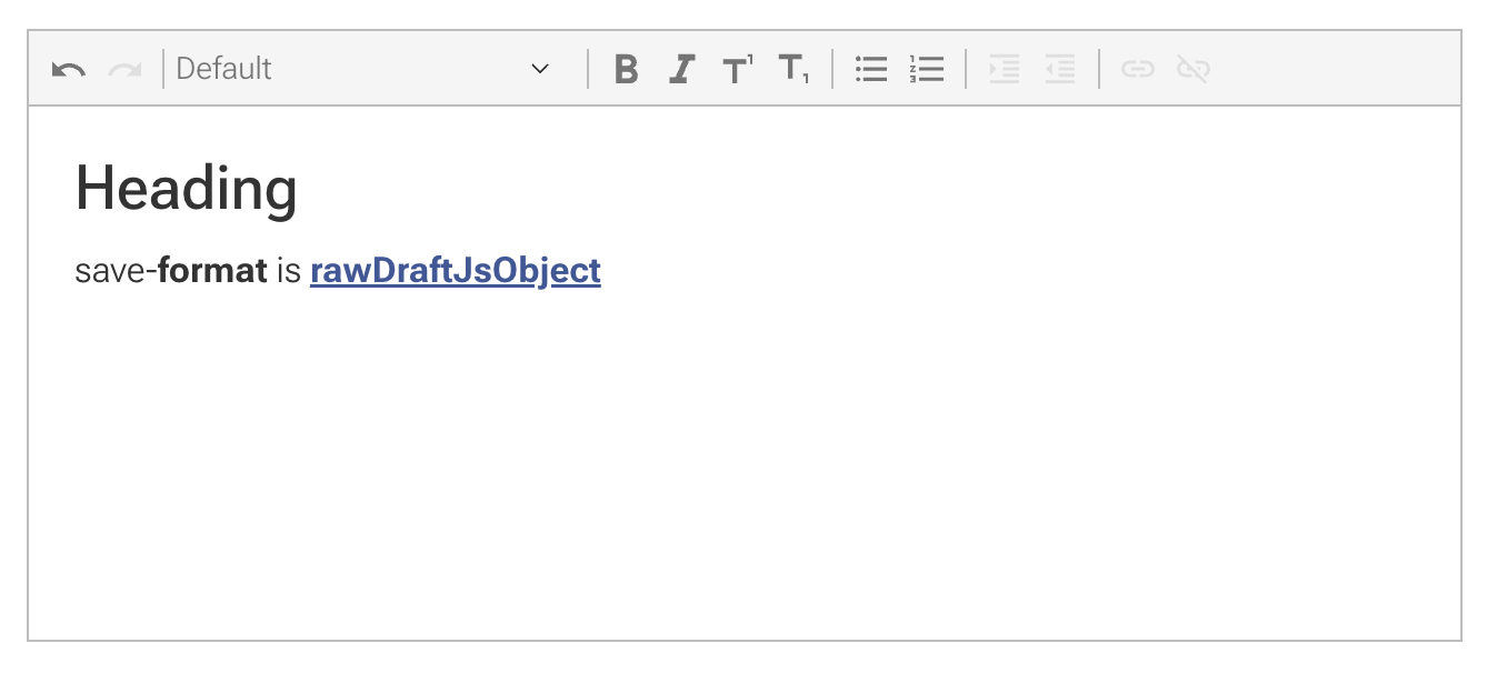 RichText Editor Example